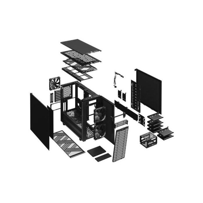 Fractal Design Caja DEFINE 7 Black Solid FD-C-DEF7A-01 Caja para PC ATX Negra 26