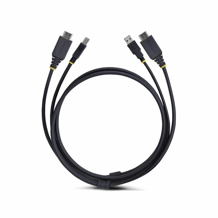 Cable adaptador Startech HU1226-KVM-CABLE Negro 1,8 m 9 Cable adaptador Startech HU1226-KVM-CABLE Negro 1,8 m 9