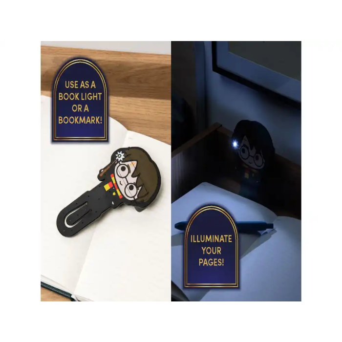 Wondee Lámpara de Lectura Harry Potter Chibi LED con Forma de Personaje, Ideal para Fans del Mundo Mágico 2