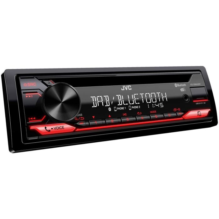 JVC KD-DB622BT Autorradio Bluetooth con Reproductor CD USB DAB+ Sintonizador Digital 1 DIN Negro 2