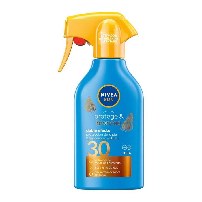 Spray Protector Solar Nivea Sun Broncea Spf 30 270 ml Bronceador