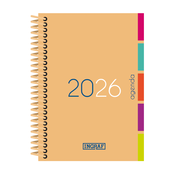 Agenda 2026 Mediterraneo D/P 15X21 Colores Surtidos Castellano Ingraf 356430 1