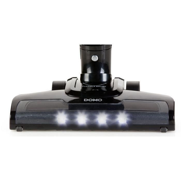 Domo DO221SV Aspiradora inalámbrica ciclónica, batería Litio 29V, 50 min autonomía, depósito 1L, 2 velocidades, negro, carga mural 4