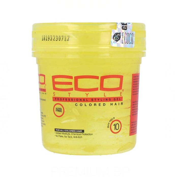 Eco Styler Gel de Estilo Máxima Fijación para Cabellos Teñidos Amarillo 236 ml