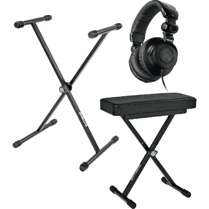 Bundle Para Teclado - Soporte + Banqueta + Auriculares 0 Bundle Para Teclado - Soporte + Banqueta + Auriculares 0
