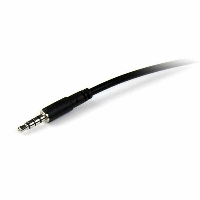 Cable Alargador Jack (3,5 mm) Startech MUHSMF2M             (2 m) Negro 1 Cable Alargador Jack (3,5 mm) Startech MUHSMF2M             (2 m) Negro 1