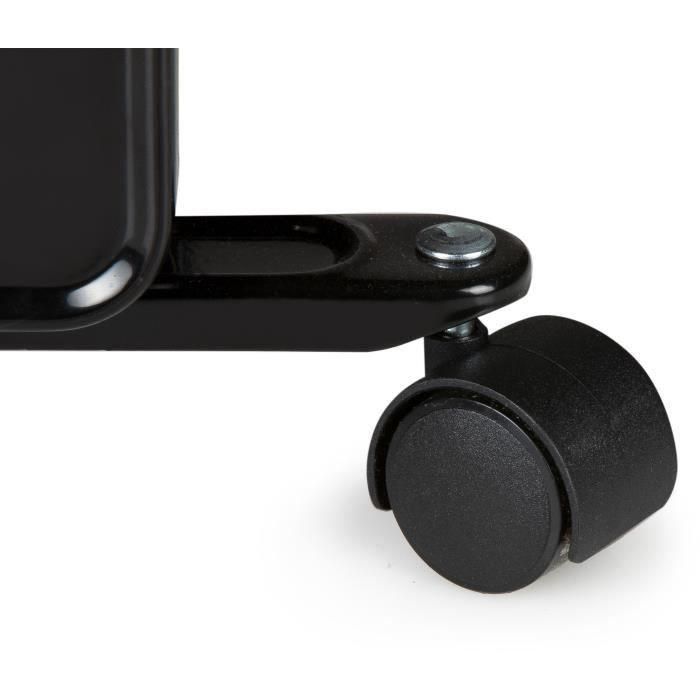 Domo DO7327R Radiador de aceite 2000W Negro, 42.5x28x64 cm 3