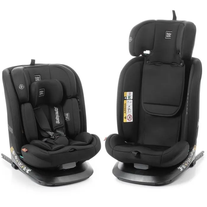 Babyauto Silla de coche ACROSS BAB8435593704172 Grupo 0/1/2/3 I-Size Isofix Giratoria Reclinable Reductor Negro 2