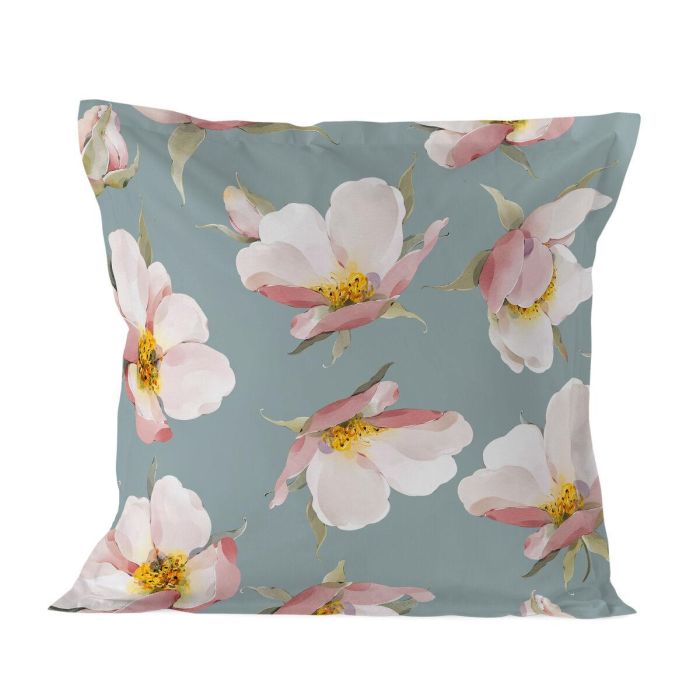 Funda de almohada HappyFriday Spring Blossom Multicolor 80 x 80 cm