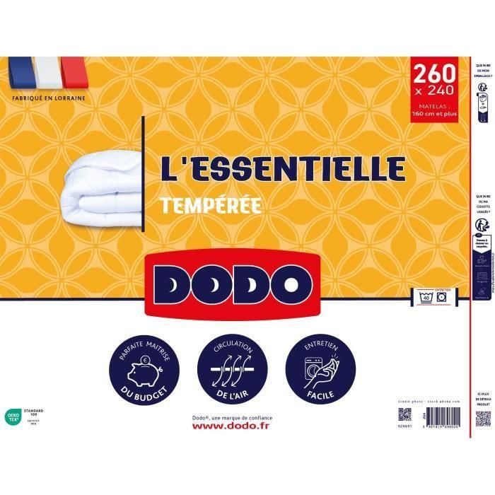 Edredón Templado DODO - L'ESSENTIELLE - 240x260 cm - 100% Poliéster VOLUPT'AIR 250gr/m² 1 Edredón Templado DODO - L'ESSENTIELLE - 240x260 cm - 100% Poliéster VOLUPT'AIR 250gr/m² 1