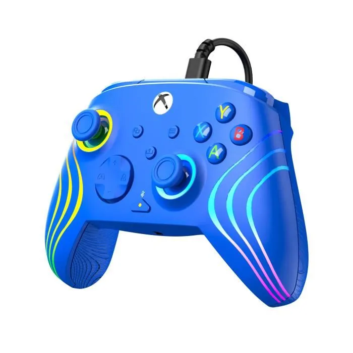 Turtle Beach TUR0840454400090 Gamepad Wave para Xbox Series X|S, Xbox One y PC - Con cable - RGB - Azul 1