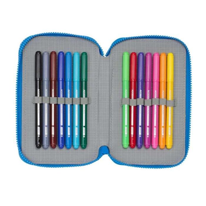 Plumier Escolar Safta Doble Cremallera 28 Piezas Donald Duck 40x125x195 mm 5 Plumier Escolar Safta Doble Cremallera 28 Piezas Donald Duck 40x125x195 mm 5