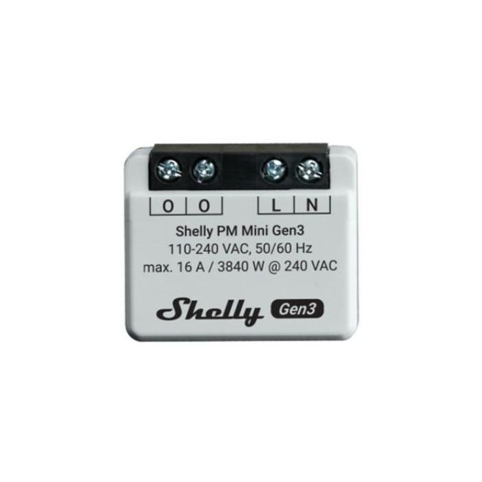 Shelly Relais "PM Mini Gen. 3" WLAN BT Unterputz 0 Shelly Relais "PM Mini Gen. 3" WLAN BT Unterputz 0