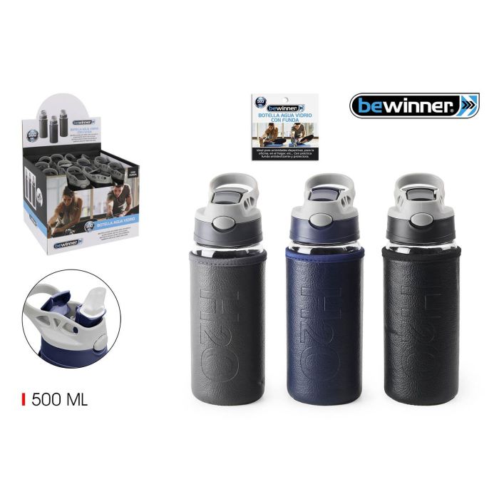 Botella Deportiva H2O 500 ml Bewinner (12 Unidades) Botella Deportiva H2O 500 ml Bewinner (12 Unidades)