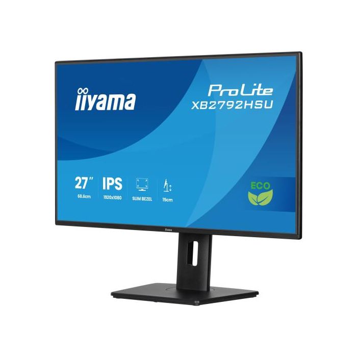 Iiyama Monitor Prolite XB2792HSU-B1 27" 1080 x 1920 Pixeles Quad HD LED 3 ms Negro