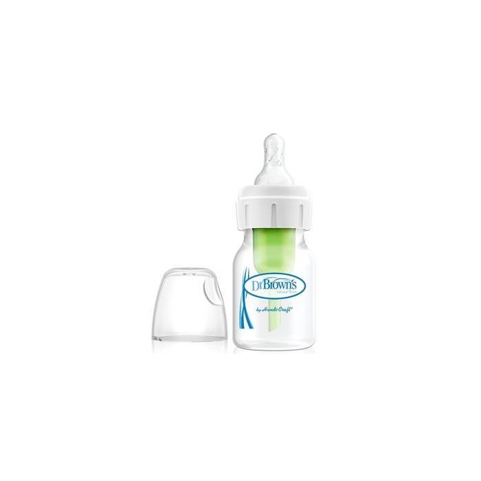 Dr. Brown´s Biberón Options Boca Estrecha Tetina Silicona Redonda +0 Meses 60ml
