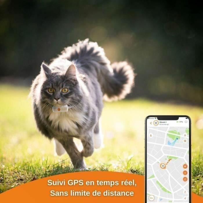 Localizador Antipérdida Weenect Weenect XS GPS Gato Blanco 3 Localizador Antipérdida Weenect Weenect XS GPS Gato Blanco 3