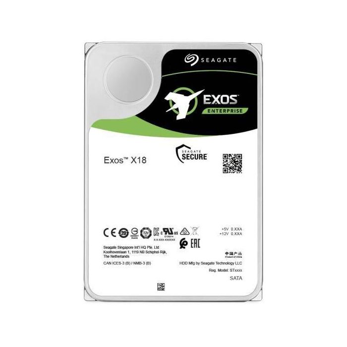 Seagate Exos X18 Disco Duro 14TB 3.5" SATA III 7200RPM 256MB Cache 0 Seagate Exos X18 Disco Duro 14TB 3.5" SATA III 7200RPM 256MB Cache 0