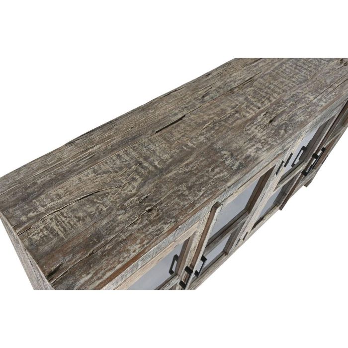 Aparador Home ESPRIT Blanco Marrón Madera Reciclada 170 x 40 x 90 cm 5 Aparador Home ESPRIT Blanco Marrón Madera Reciclada 170 x 40 x 90 cm 5