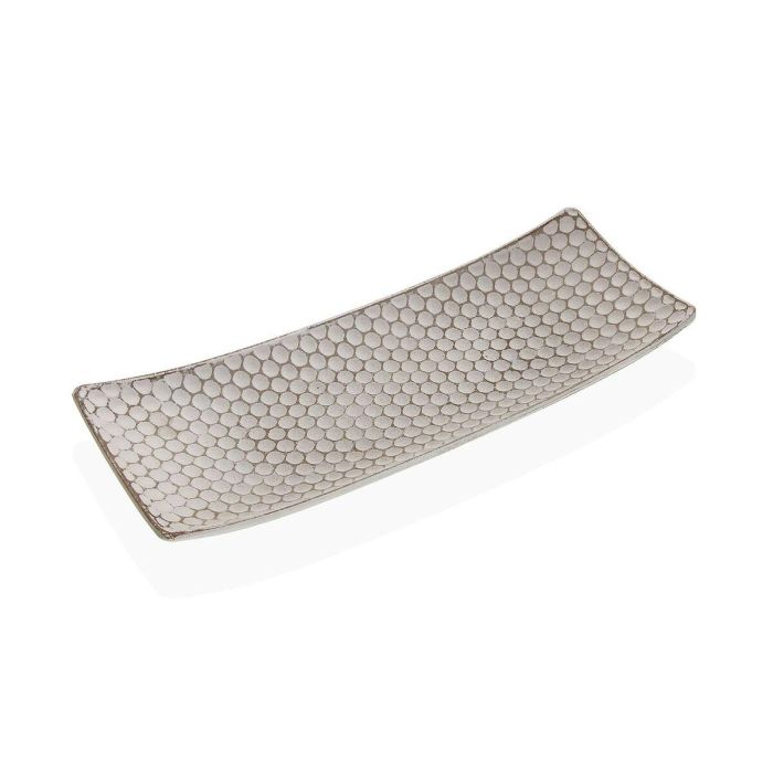 Centro de Mesa Versa Blanco 13 x 3 x 34 cm Centro de Mesa Versa Blanco 13 x 3 x 34 cm