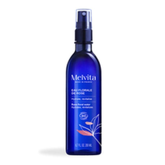 Melvita Agua Floral de Rosa Brumisador. Tratamiento Facial Hidratante y Tonificante Orgánico para todo tipo de piel, 200 ml. Certificado Ecocert. 4