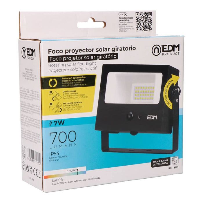 Foco Proyector EDM 31111 7 W Negro 700 lm (6500 K) 4