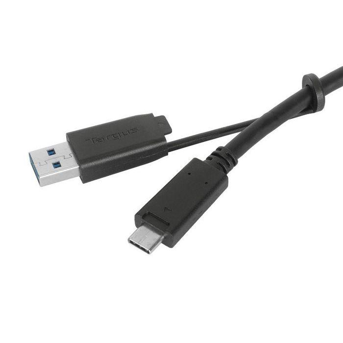 Targus Cable USB-C a USB-C/USB-A Macho-Macho 1.8m para Transferencia de Datos 7