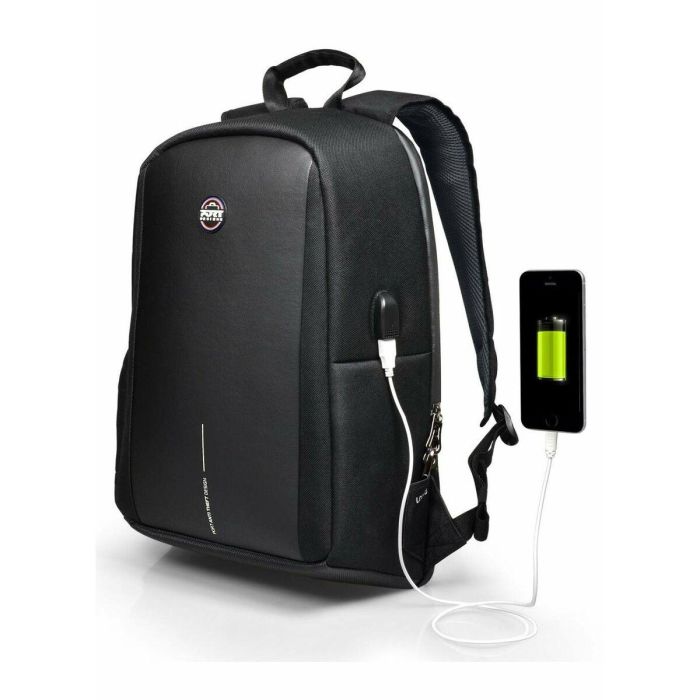 Mochila para Portátil Port Designs Negro 24