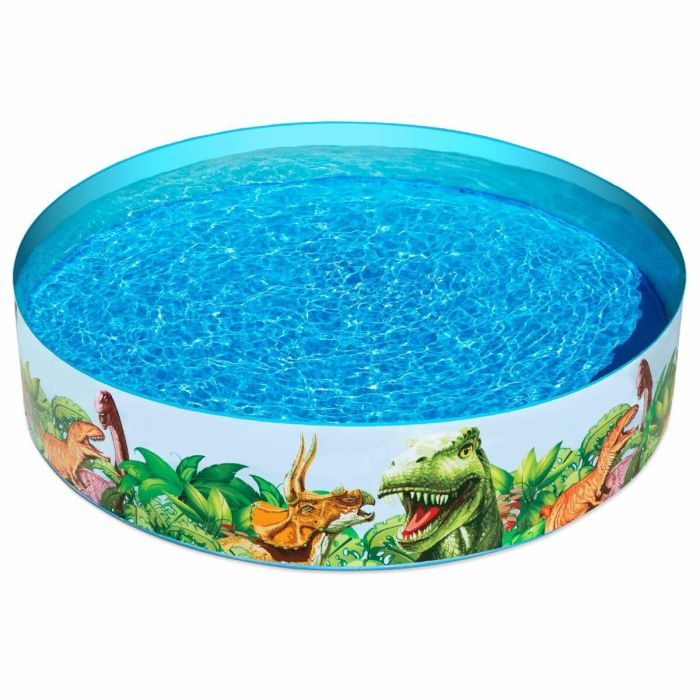 Bestway Piscina Rigida Infantil PVC Dinosaurios 183x38 cm +2 Años Jardin 55022 16