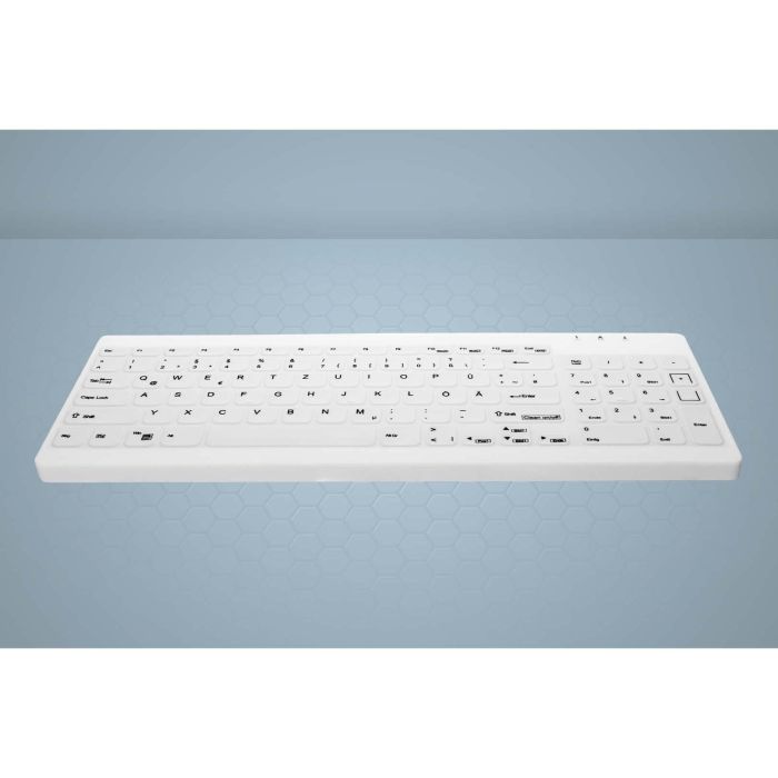 CHERRY AKTIVE KEY Hygiene Compact Ultraflat Keyboard with Nu 2 CHERRY AKTIVE KEY Hygiene Compact Ultraflat Keyboard with Nu 2