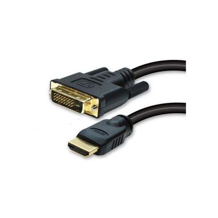 DVI-D 24+1 > HDMI (ST-ST) 2m Adapterkabel Schwarz