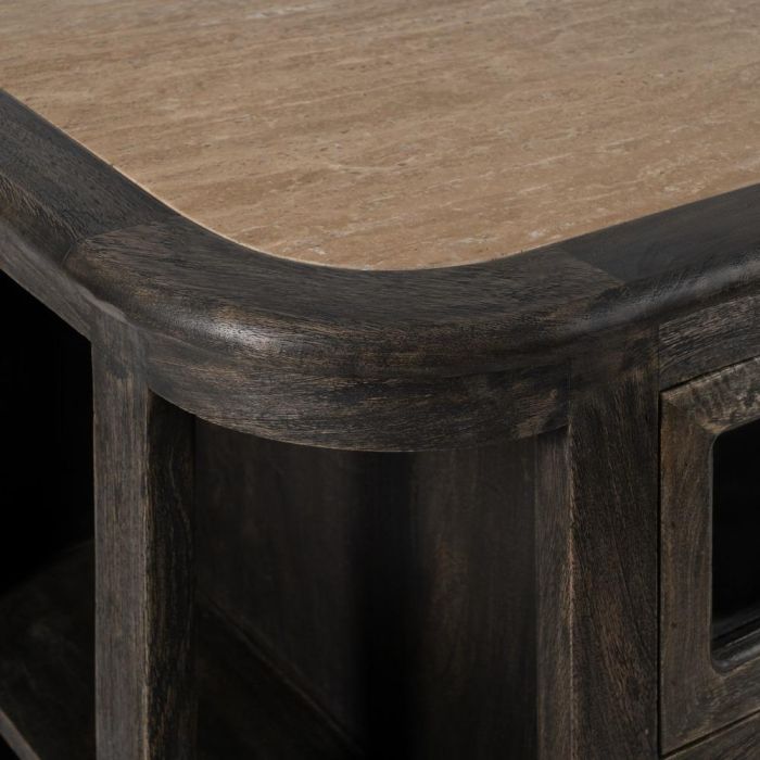 Aparador Mármol/Madera Cocina 155 X 51 X 88 cm