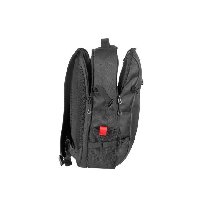 GENESIS Pallad 410 Mochila para Portátil 15.6" Universal, Impermeable, Poliéster 1680D, Senderismo Urbano Negro 6