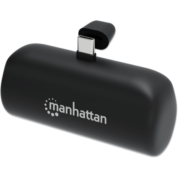 MANHATTAN Powerbank 5000 mAh USB Typ-C Stecker 10W schwarz 0 MANHATTAN Powerbank 5000 mAh USB Typ-C Stecker 10W schwarz 0