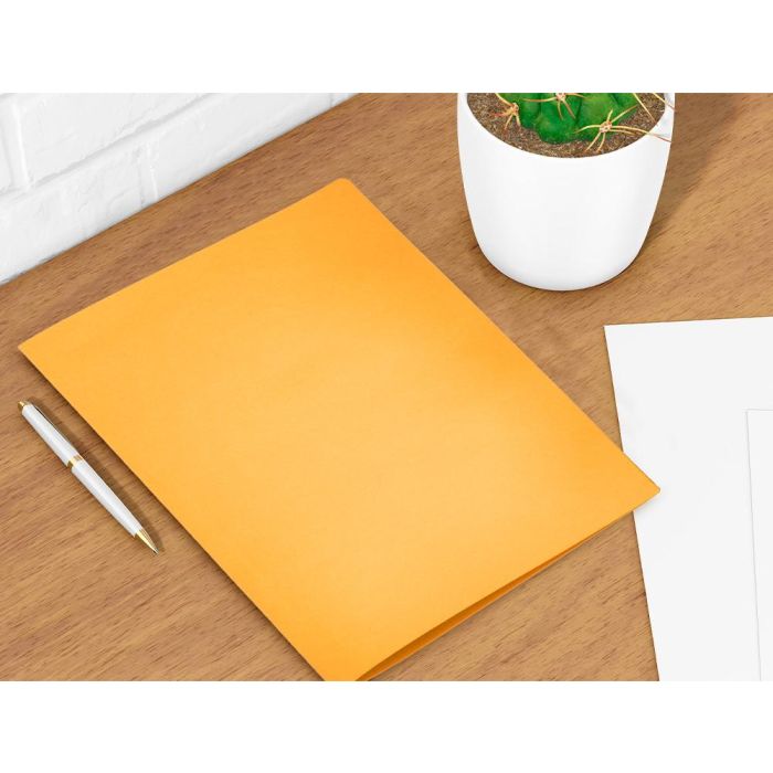 Subcarpeta Liderpapel Folio Naranja Intenso 180 gr-M2 50 unidades 7