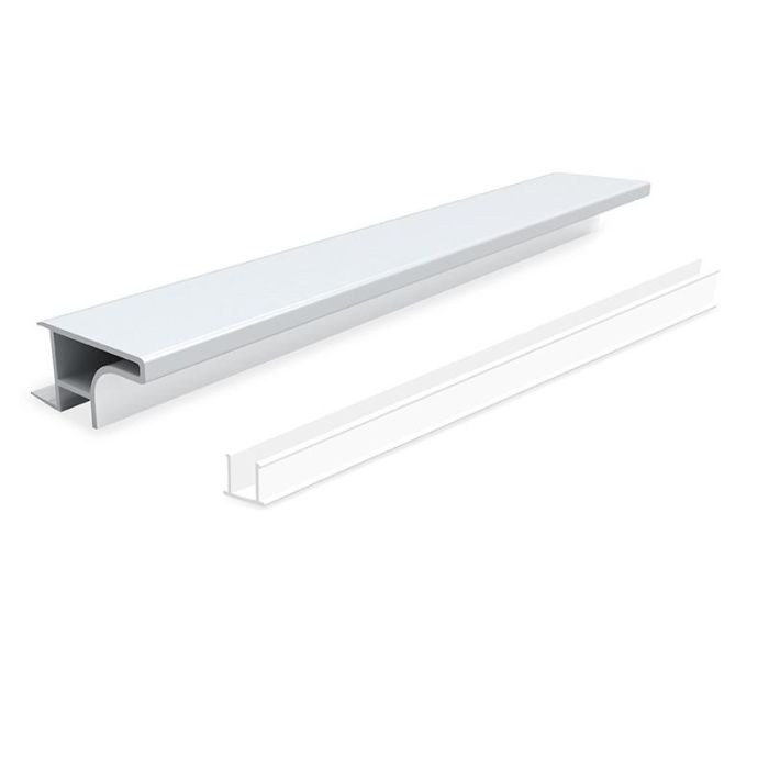 Perfil Gola-A Aluminio 4M Sp19 Lacado Negro, Antracita, Lacado Blanco Y Plata Mate Acabado Plata Mate Sc Herrajes 2