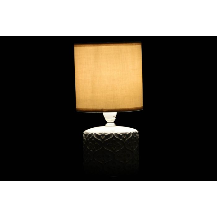 Lampara Sobremesa Boho DKD Home Decor Blanco Beige 35 x 12 cm (6 Unidades) 2 Lampara Sobremesa Boho DKD Home Decor Blanco Beige 35 x 12 cm (6 Unidades) 2