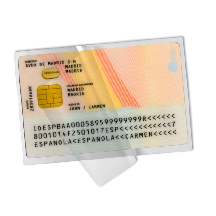 Q-connect Bolsa Plastificar 110 x 75 mm 125 mc Carnet Identidad Caja 100 Unidades 3