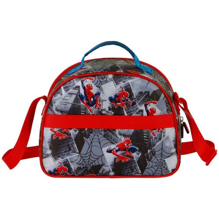 Bolsa Portamerienda 3D Symbol Marvel Spiderman Gris 2