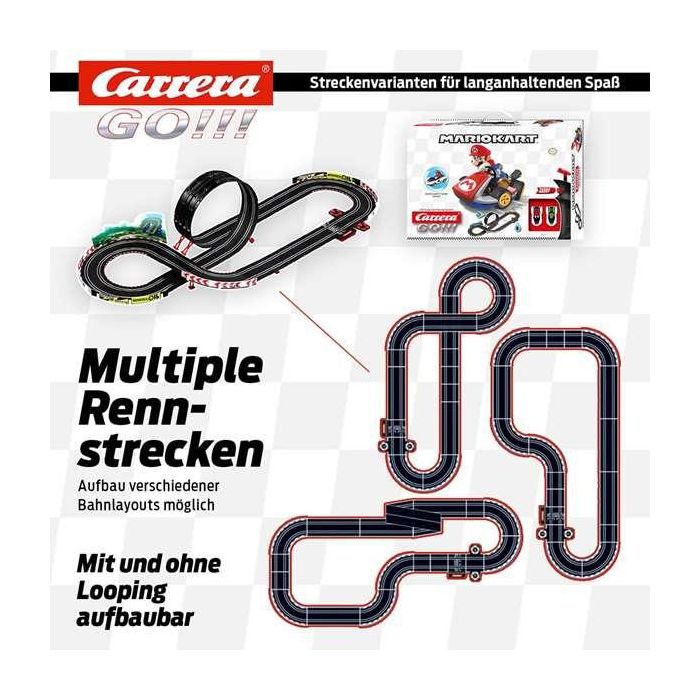 CARRERA Circuito de Carreras Mario & Yoshi Mario Kart Escala 1:43 +6 años 2 Jugadores 4