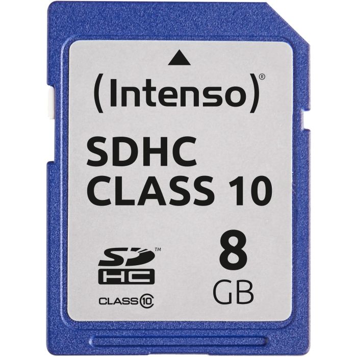Intenso 3411460 Tarjeta de Memoria SDHC 8GB Clase 10, 25 MB/s, Resistente a golpes, temperatura, rayos X
