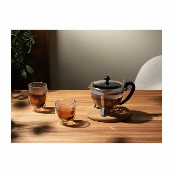 Bodum Tetera Chambord con Tamiz de Acero Inoxidable y Mango de Vidrio 1.3L Gris Transparente Apta Lavavajillas 1 Bodum Tetera Chambord con Tamiz de Acero Inoxidable y Mango de Vidrio 1.3L Gris Transparente Apta Lavavajillas 1