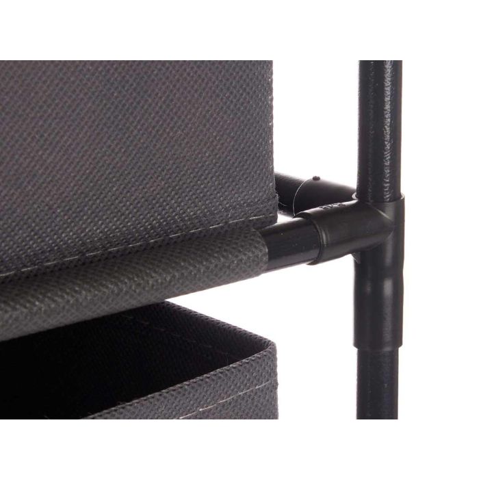 Estanteria 3 Cajones Tnt Gris Kipit 32x7x32cm (6 Unidades) 3 Estanteria 3 Cajones Tnt Gris Kipit 32x7x32cm (6 Unidades) 3
