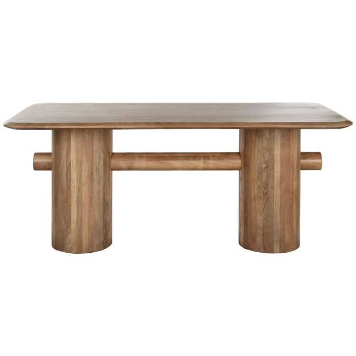 Mesa Comedor Moderno DKD Home Decor Natural 90 x 76 x 180 cm 1 Mesa Comedor Moderno DKD Home Decor Natural 90 x 76 x 180 cm 1
