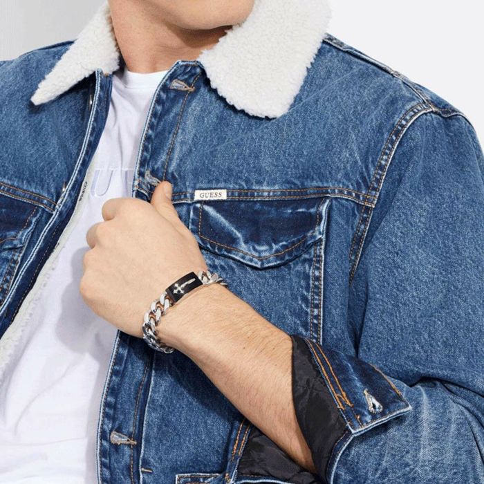 Pulsera Hombre Guess JUMB04022JWSTBKS 1 Pulsera Hombre Guess JUMB04022JWSTBKS 1