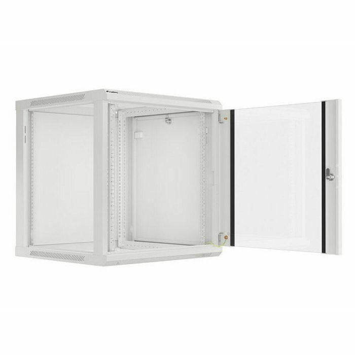 Lanberg WF01-6612-10S - Armario Rack de Pared 12U 19" Cerrado 600x600mm Gris IP20, Soporta 60kg, Con Cerradura Lanberg WF01-6612-10S - Armario Rack de Pared 12U 19" Cerrado 600x600mm Gris IP20, Soporta 60kg, Con Cerradura