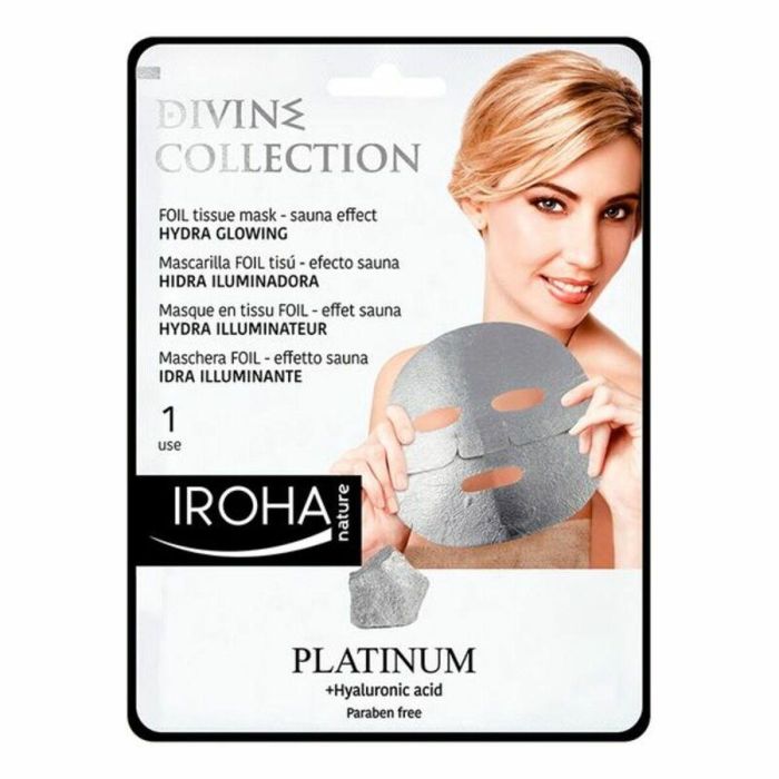 Iroha Mascarilla Facial Hidra Iluminadora Con Platino