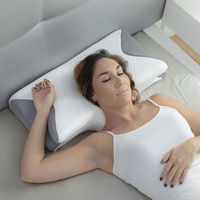 Almohada Viscoelástica Cervical con Contorno Ergonómico Conforti InnovaGoods 6