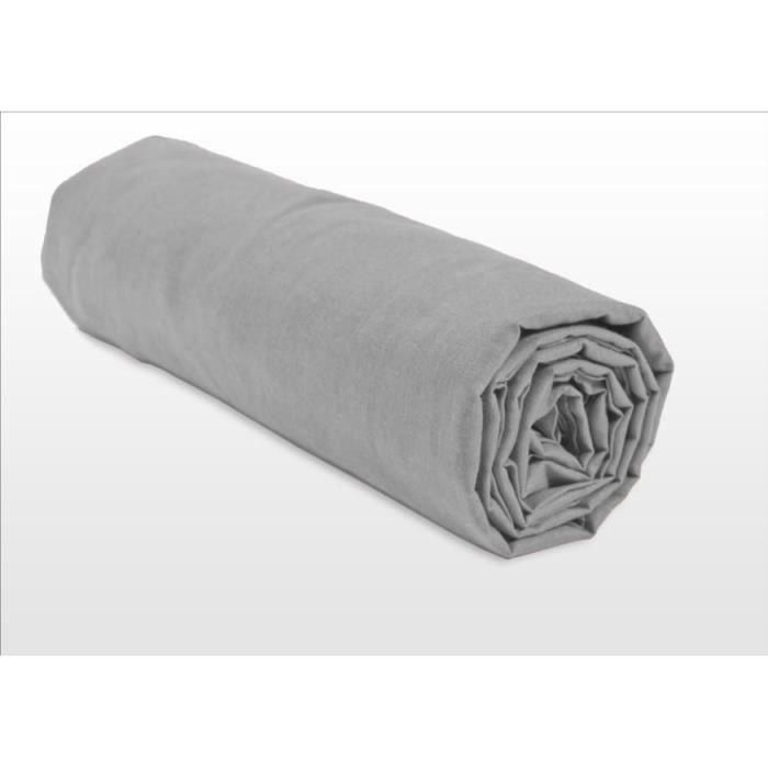 Sábana bajera ajustable - HOME LINGE PASSION - HP71761 - 90 x 190 cm + capó 30 cm - Microfibra - 82 g - Gris claro 3 Sábana bajera ajustable - HOME LINGE PASSION - HP71761 - 90 x 190 cm + capó 30 cm - Microfibra - 82 g - Gris claro 3