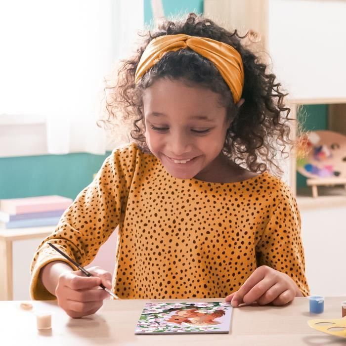 CreArt Kids - Ardilla en primavera (18 x 24 cm), kit para pintar por números, a partir de 9 años, 25837, Ravensburger 3 CreArt Kids - Ardilla en primavera (18 x 24 cm), kit para pintar por números, a partir de 9 años, 25837, Ravensburger 3